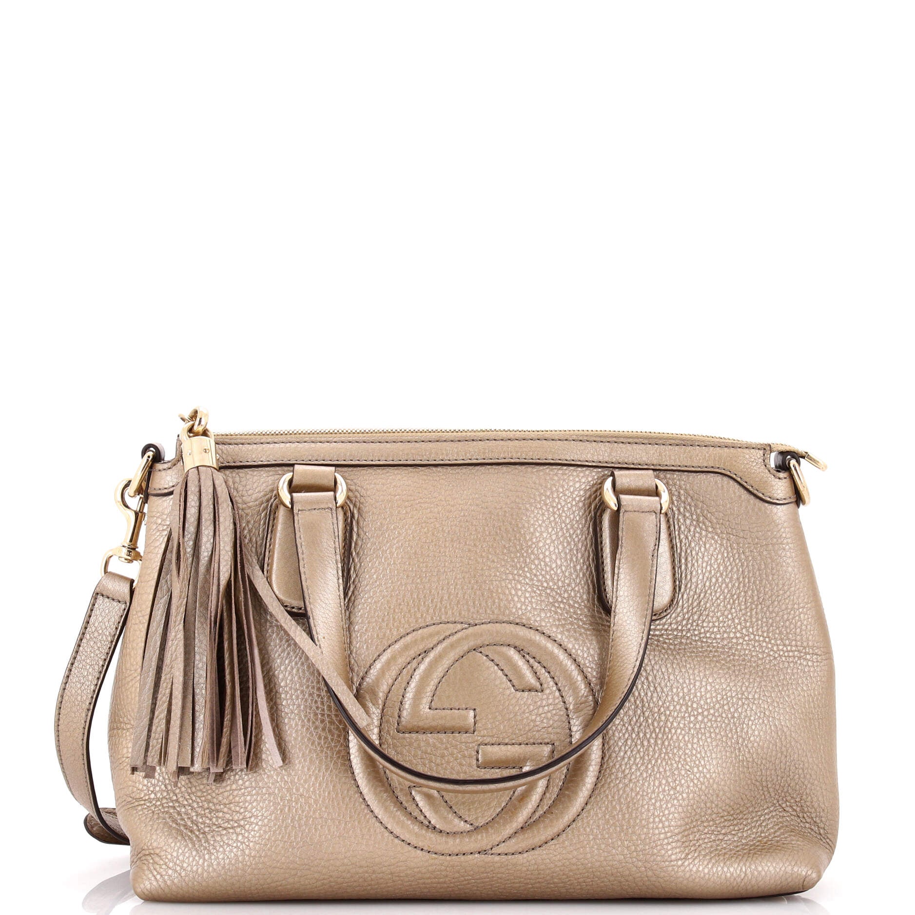 Soho Convertible Soft Top Handle Bag Leather