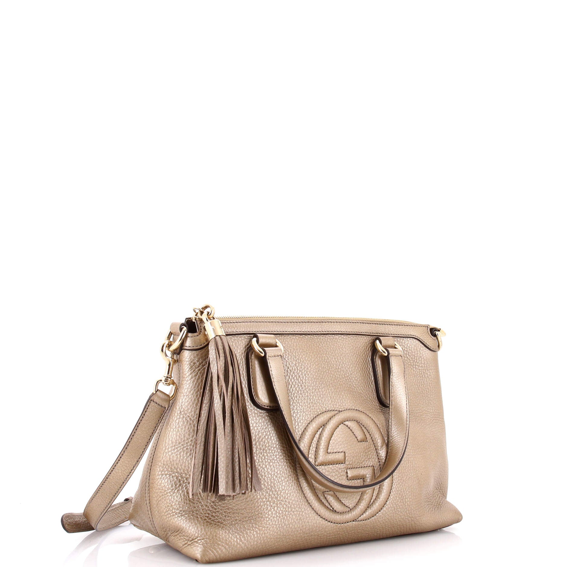 Soho Convertible Soft Top Handle Bag Leather