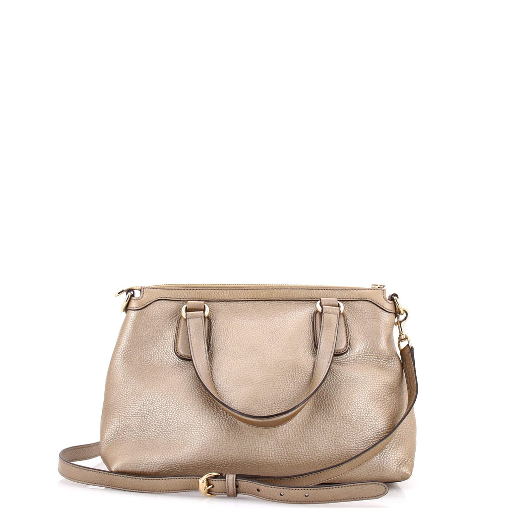 Soho Convertible Soft Top Handle Bag Leather