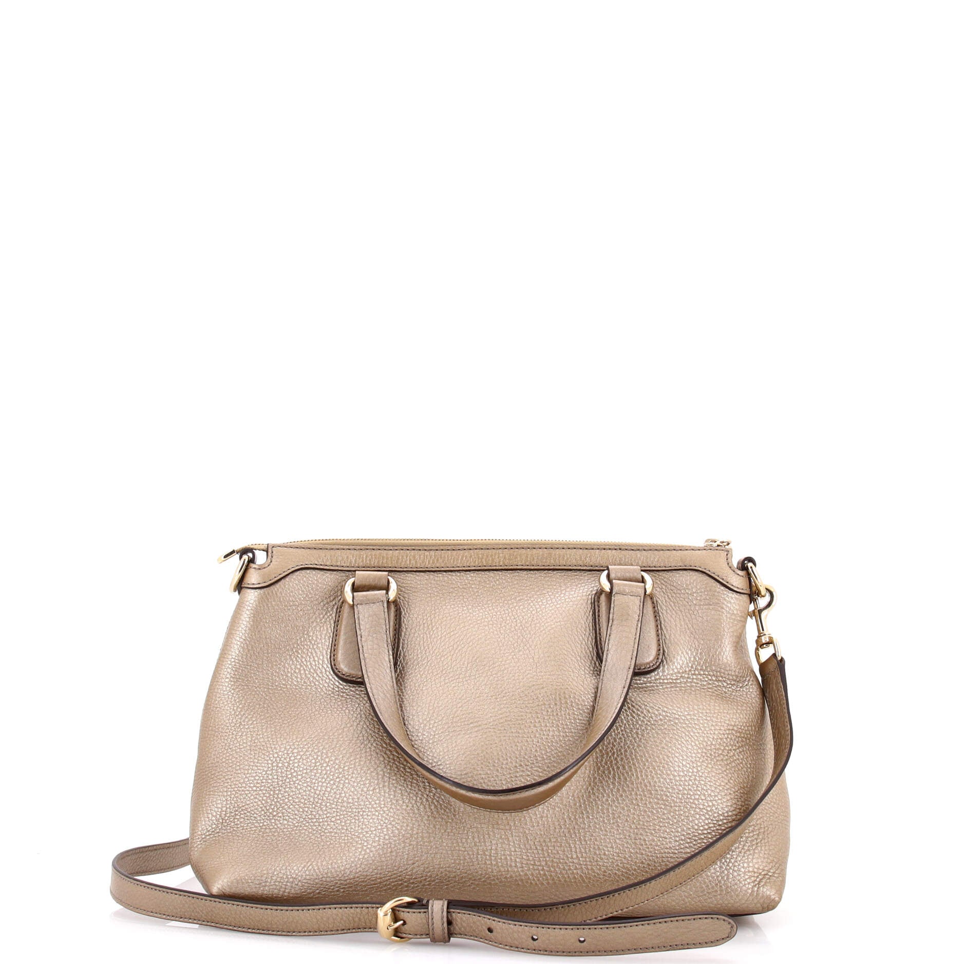 Soho Convertible Soft Top Handle Bag Leather