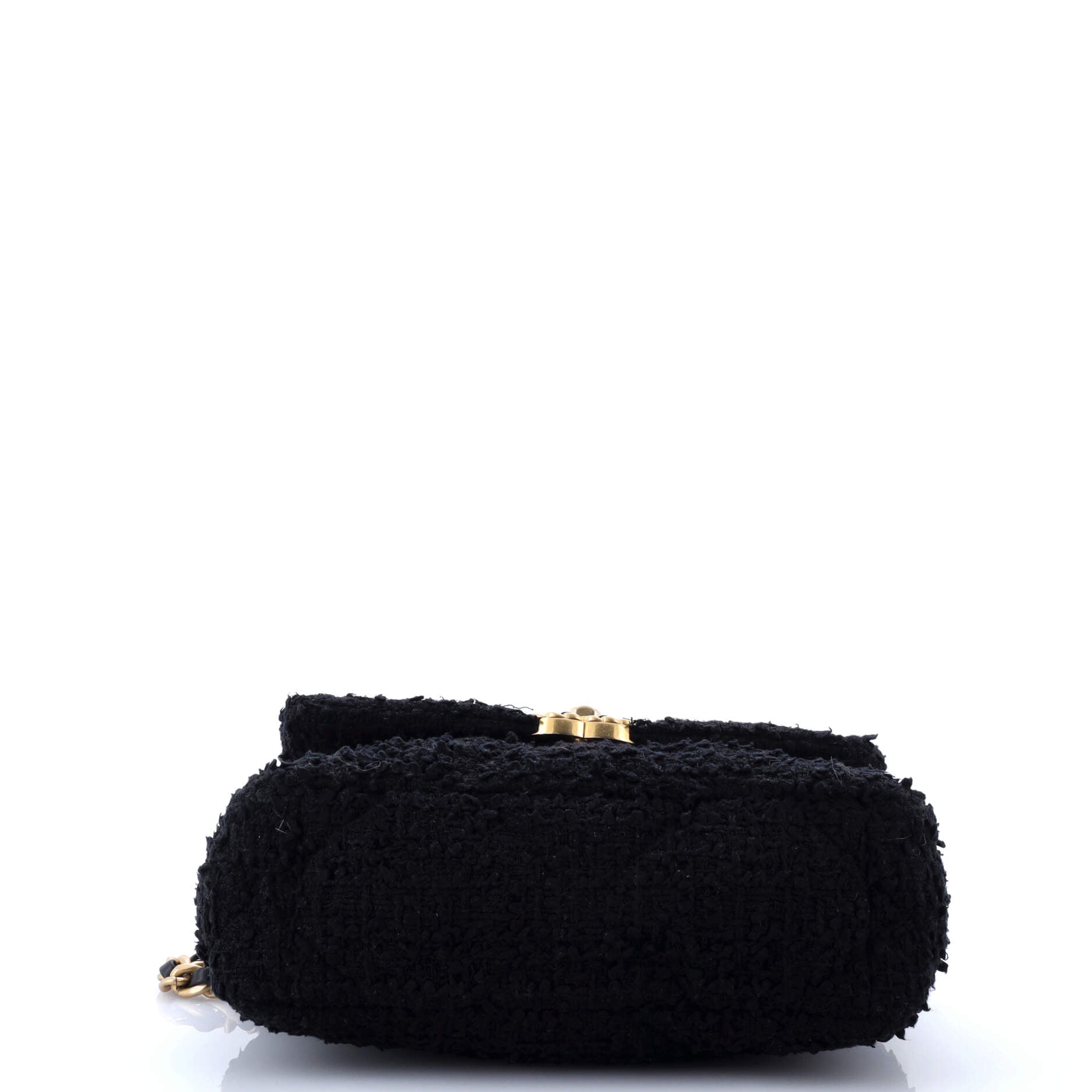 19 Flap Bag Quilted Tweed Medium