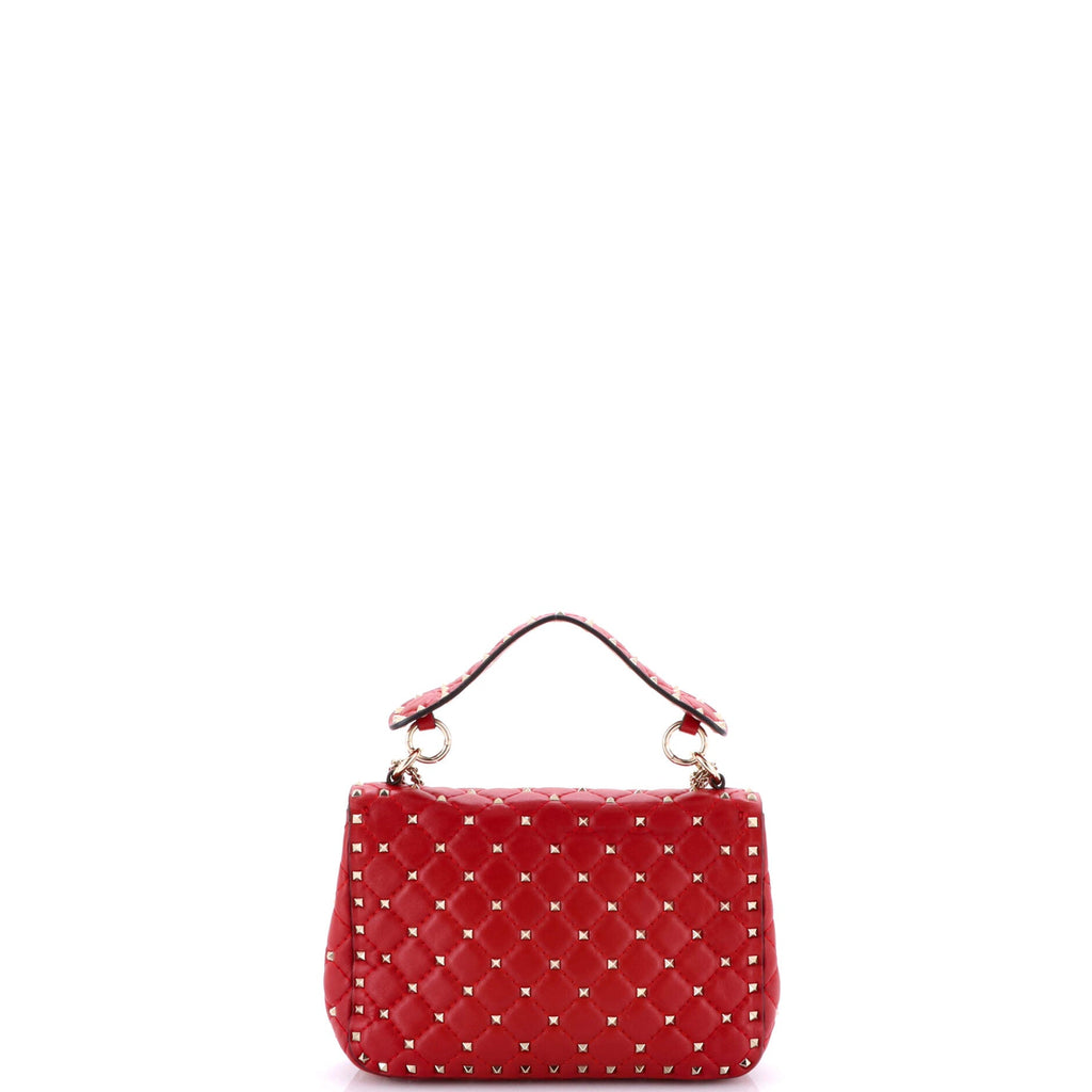 Rockstud Spike Flap Bag Quilted Leather Medium