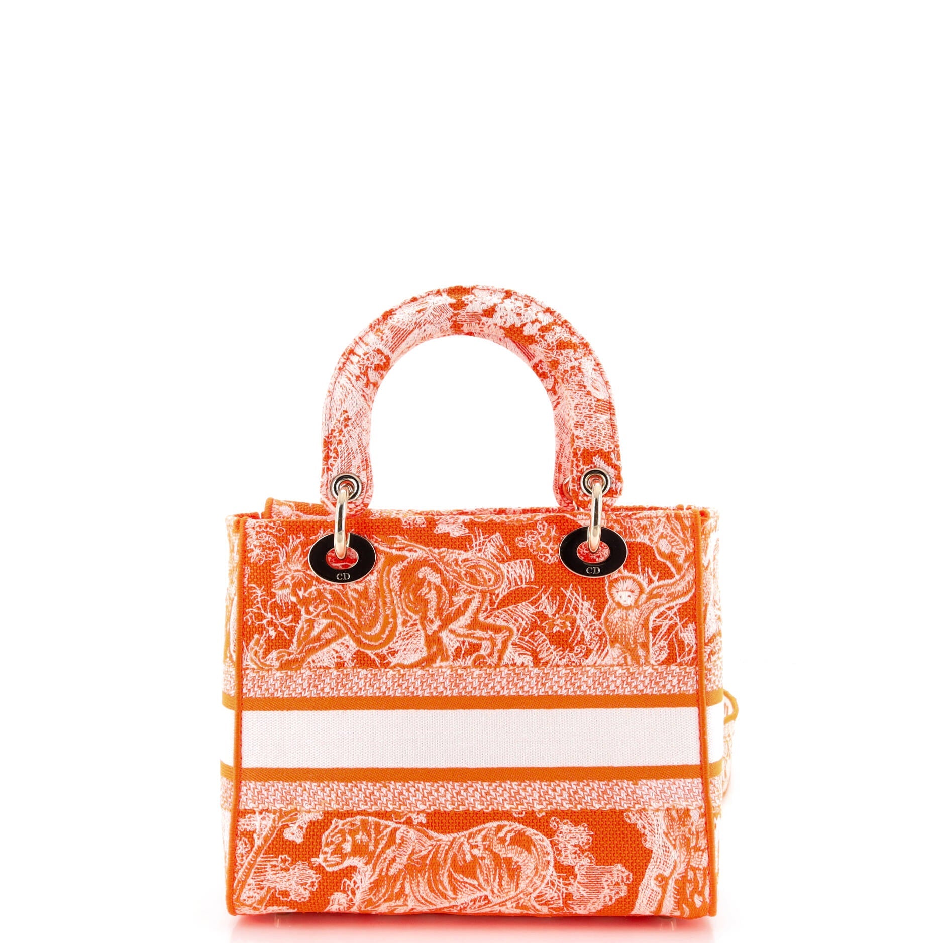 Toile de Jouy Lady D-Lite Bag Embroidered Canvas