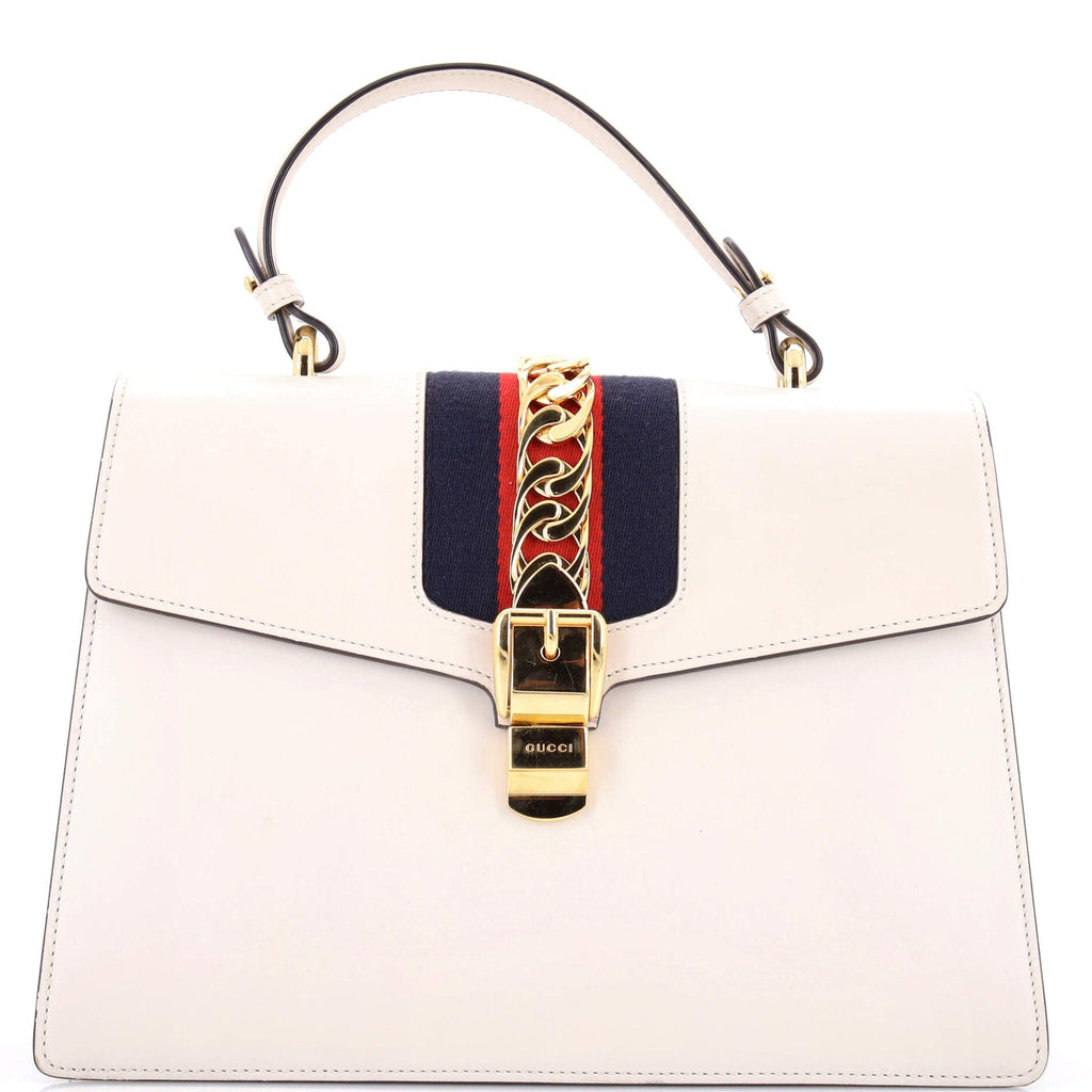 Sylvie Top Handle Bag Leather Medium