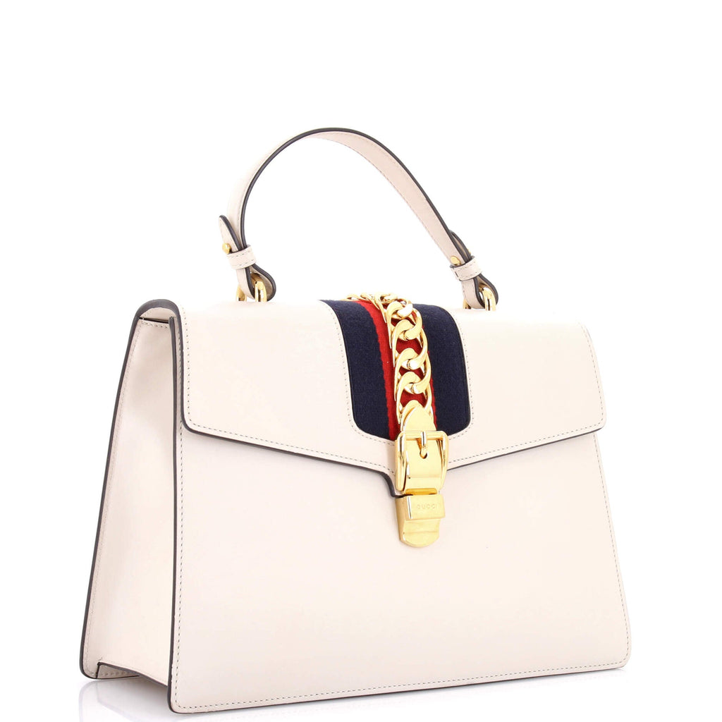 Sylvie Top Handle Bag Leather Medium
