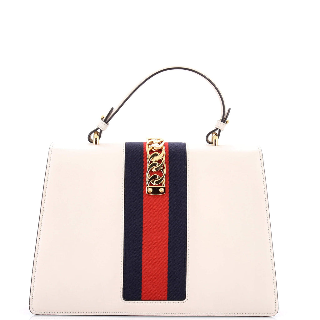 Sylvie Top Handle Bag Leather Medium