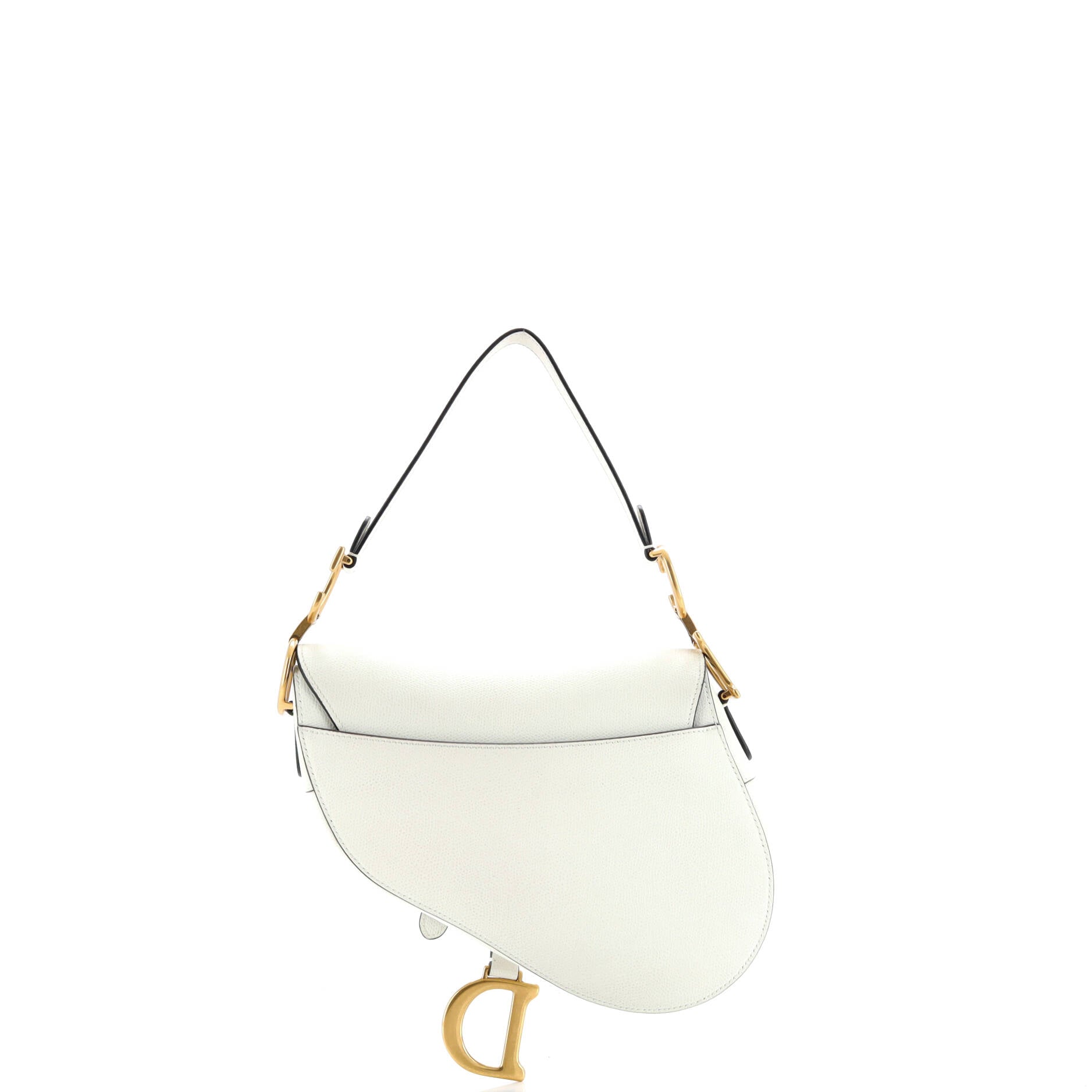 Saddle Handbag Leather Medium