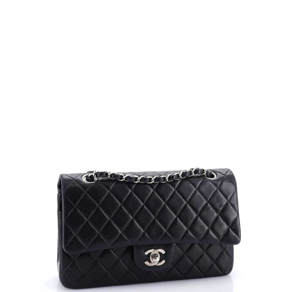 Vintage Classic Double Flap Bag Quilted Lambskin Medium