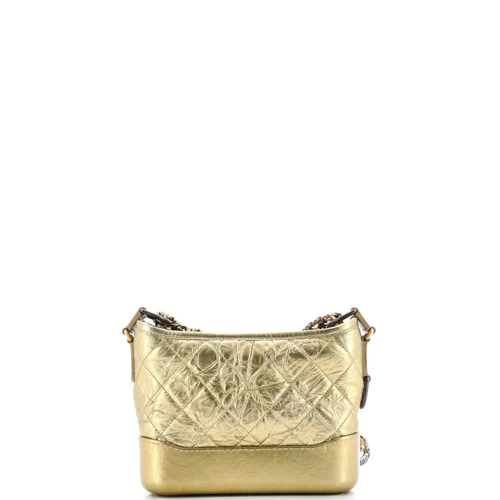 Gabrielle Hobo Quilted Aged Calfskin Small