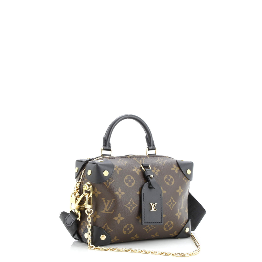 Petite Malle Souple Handbag Monogram Canvas