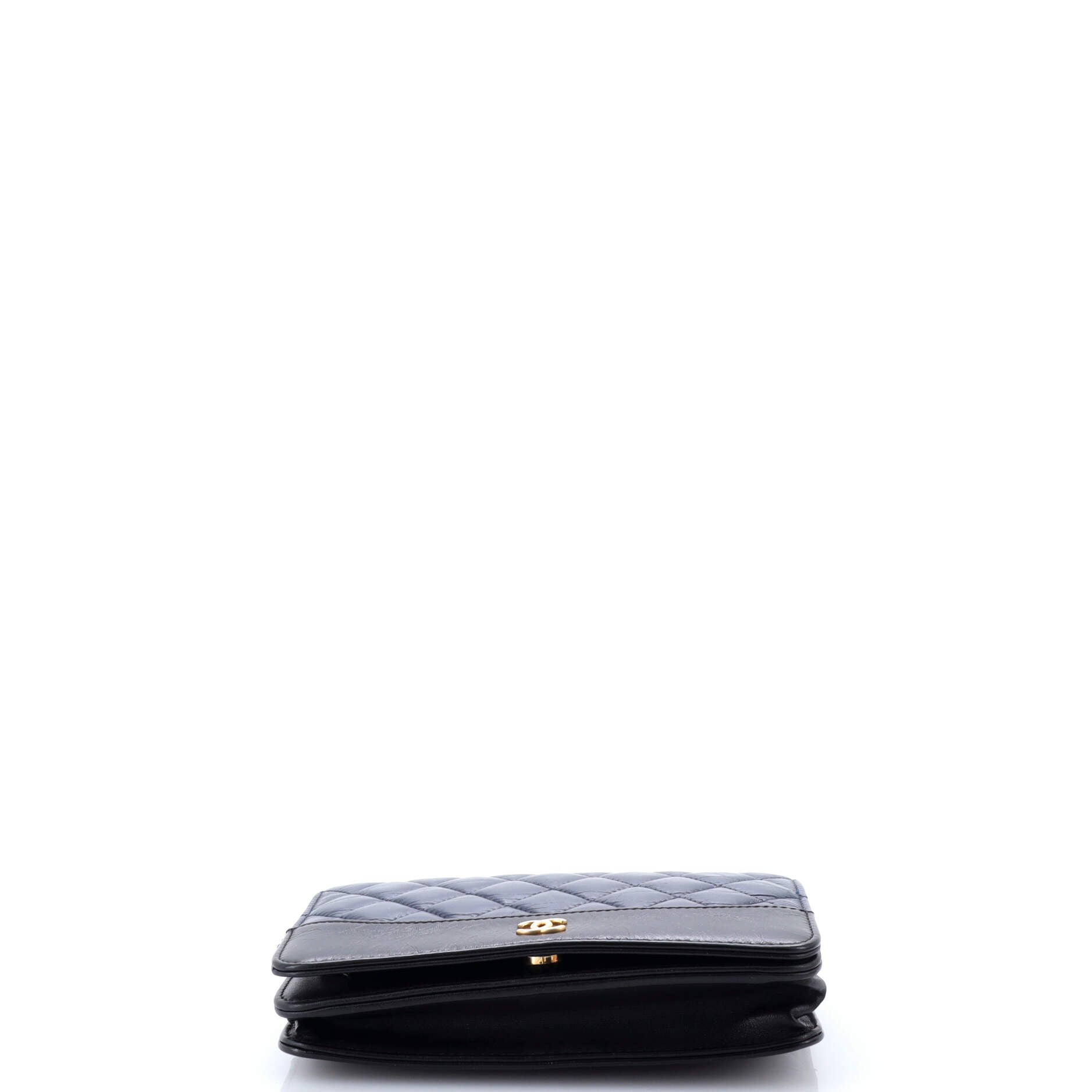 Gabrielle Wallet on Chain Quilted Aged Calfskin
