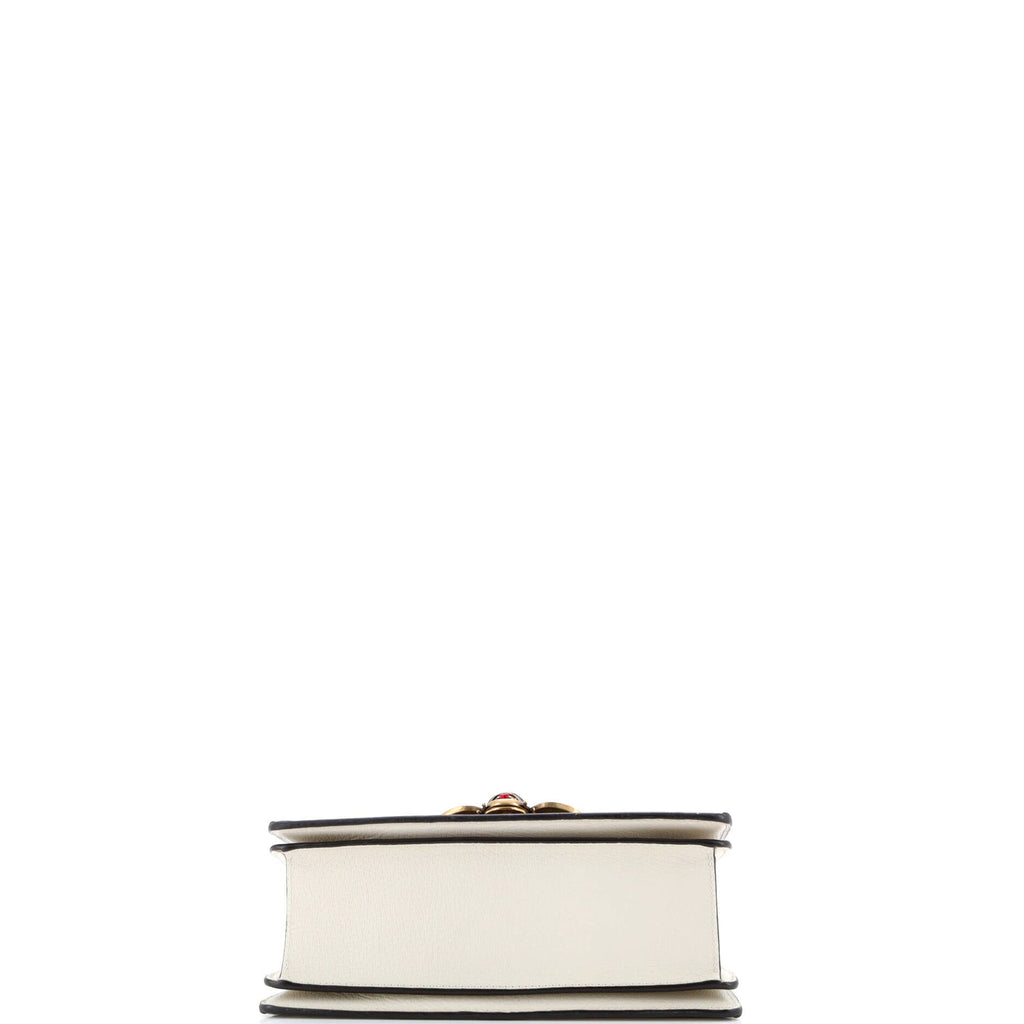 Queen Margaret Top Handle Bag GG Coated Canvas with Leather Small
