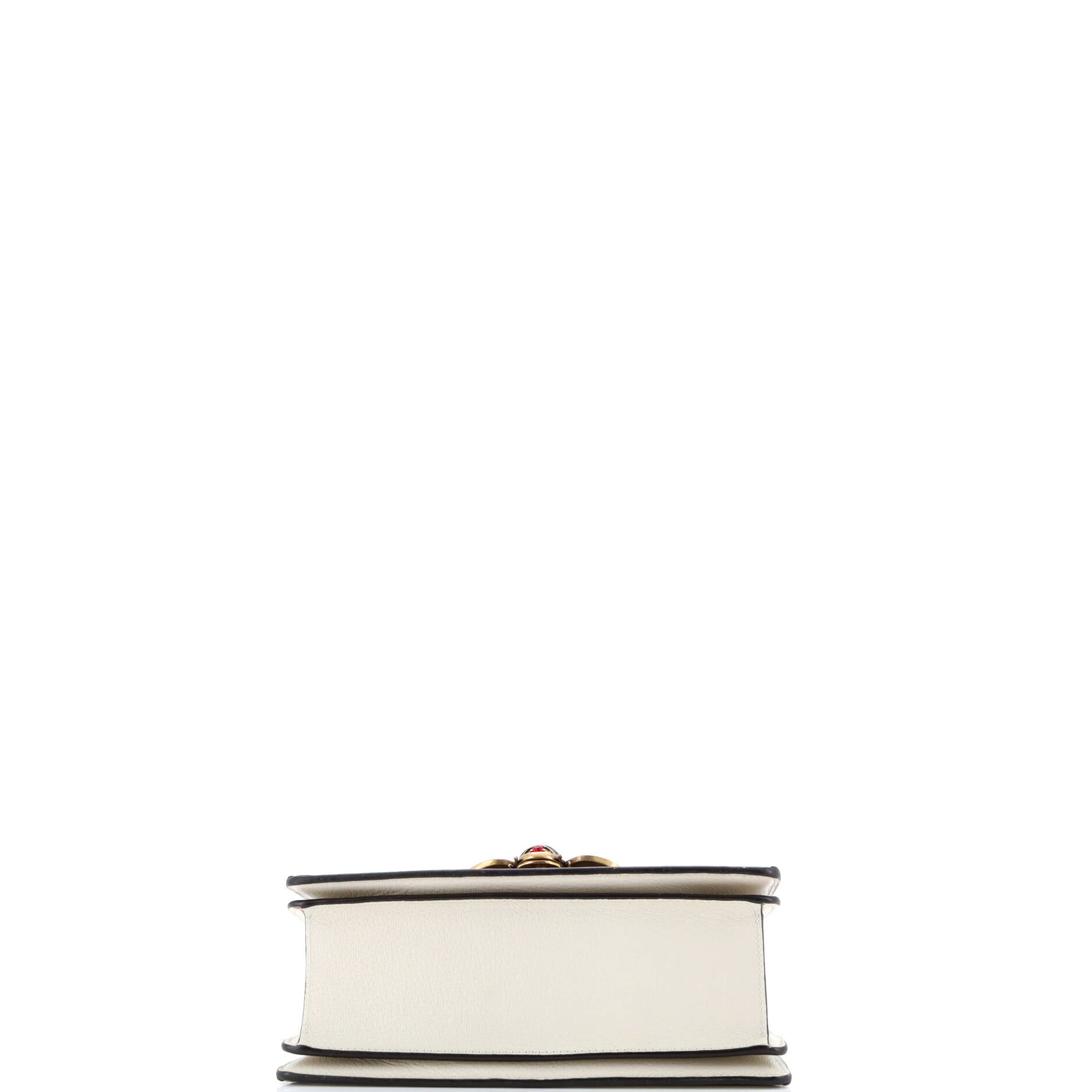 Queen Margaret Top Handle Bag GG Coated Canvas with Leather Small