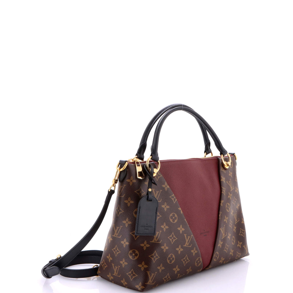 V Tote Monogram Canvas and Leather MM