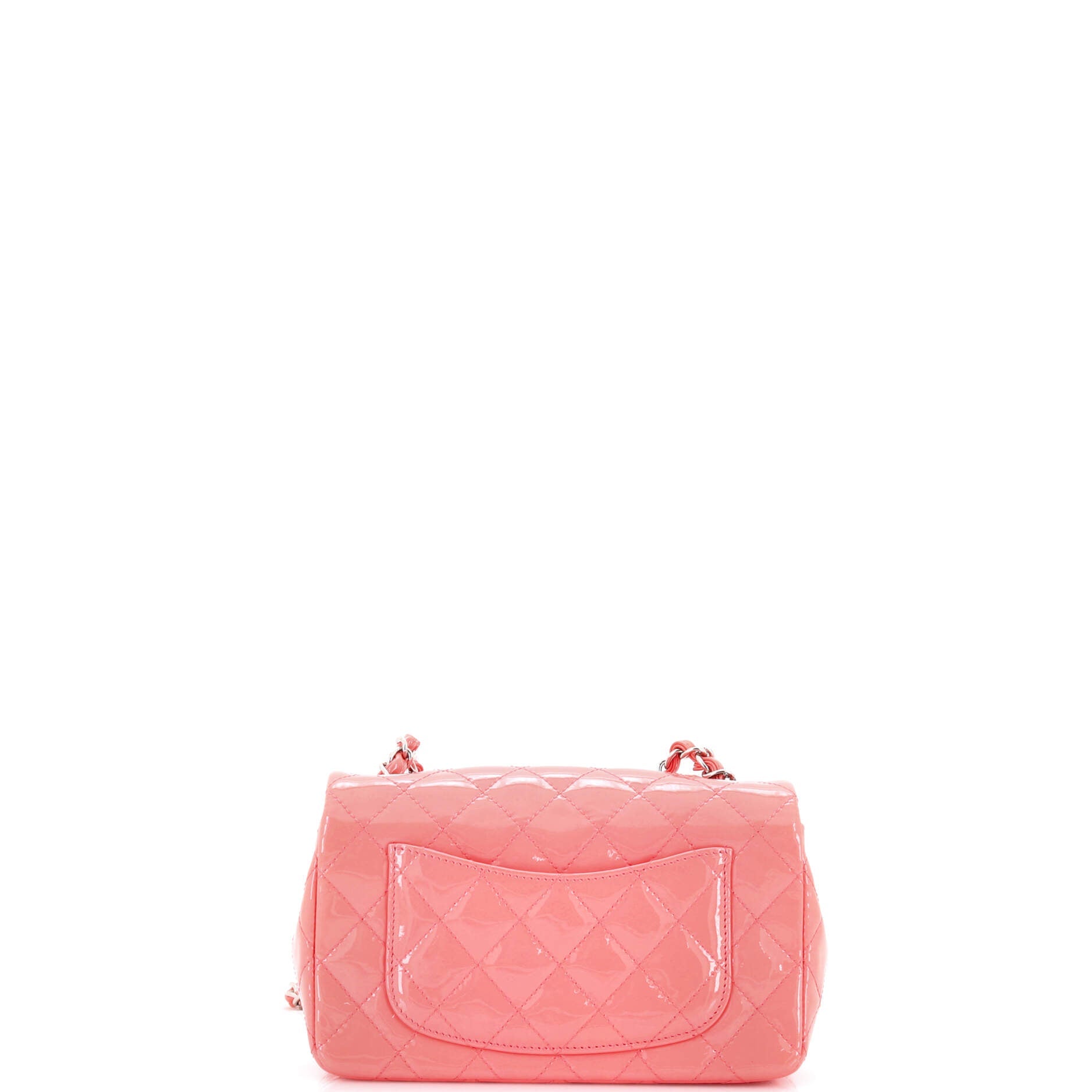 Classic Single Flap Bag Quilted Patent Mini