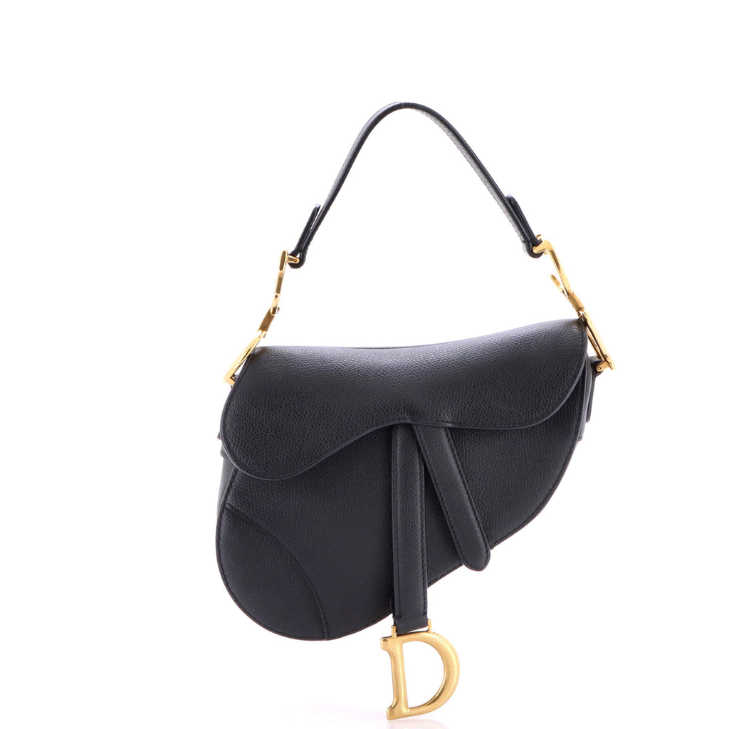 Saddle Handbag Leather Mini