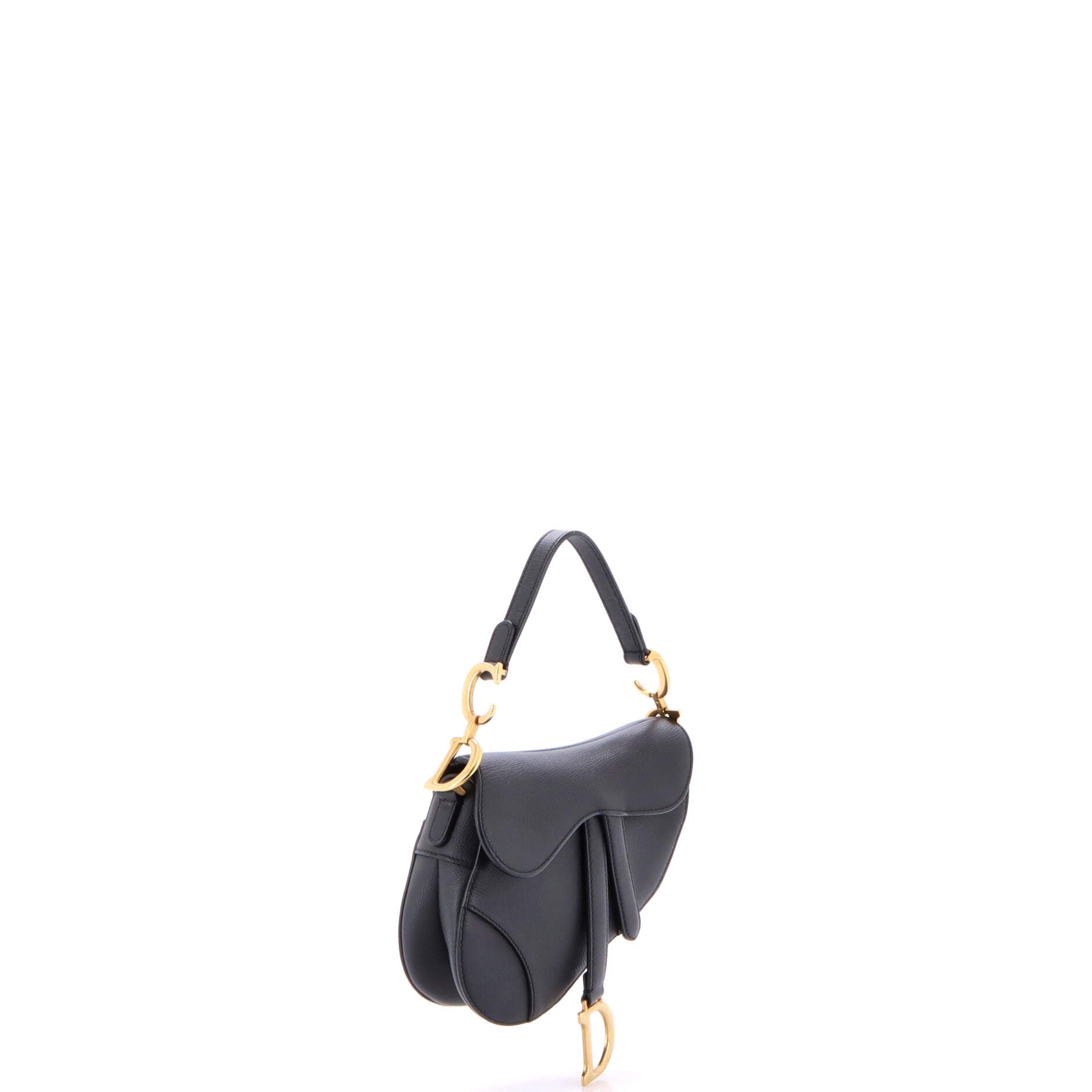 Saddle Handbag Leather Mini