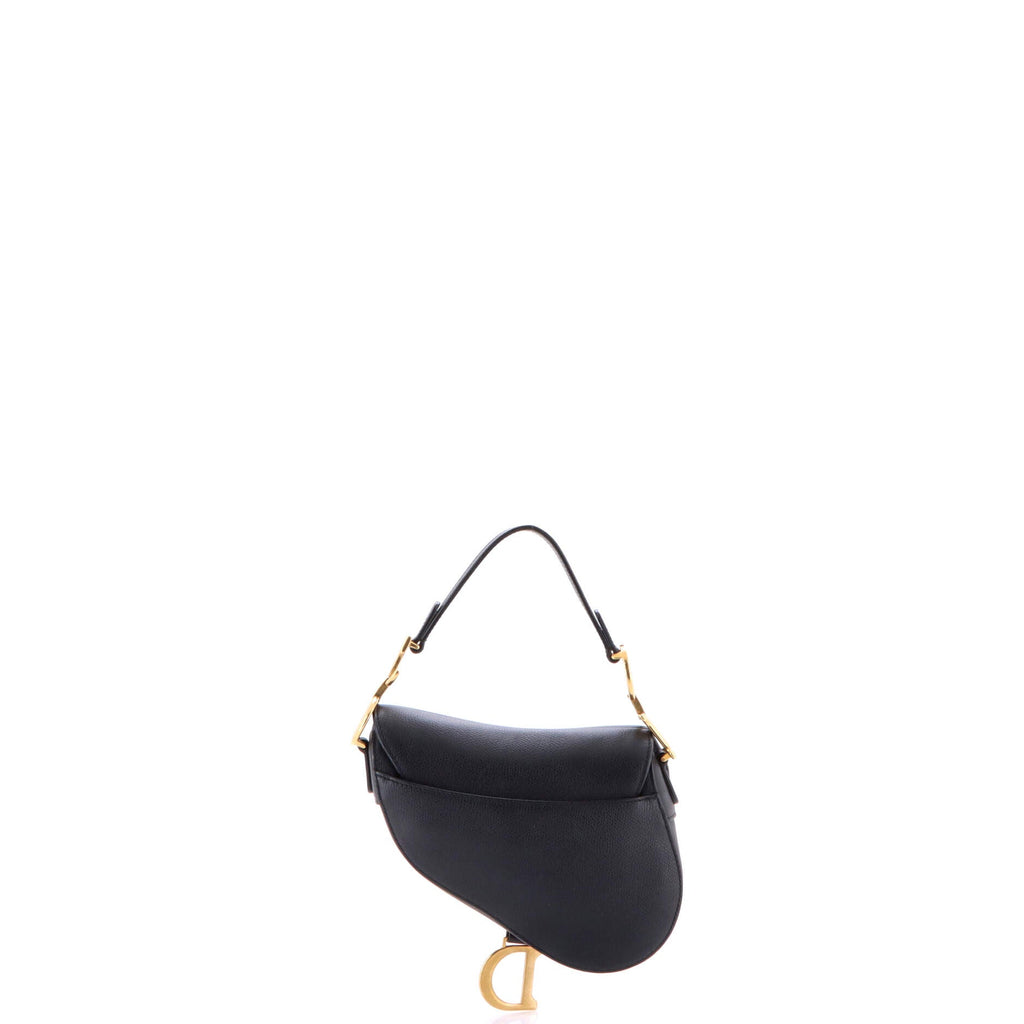 Saddle Handbag Leather Mini