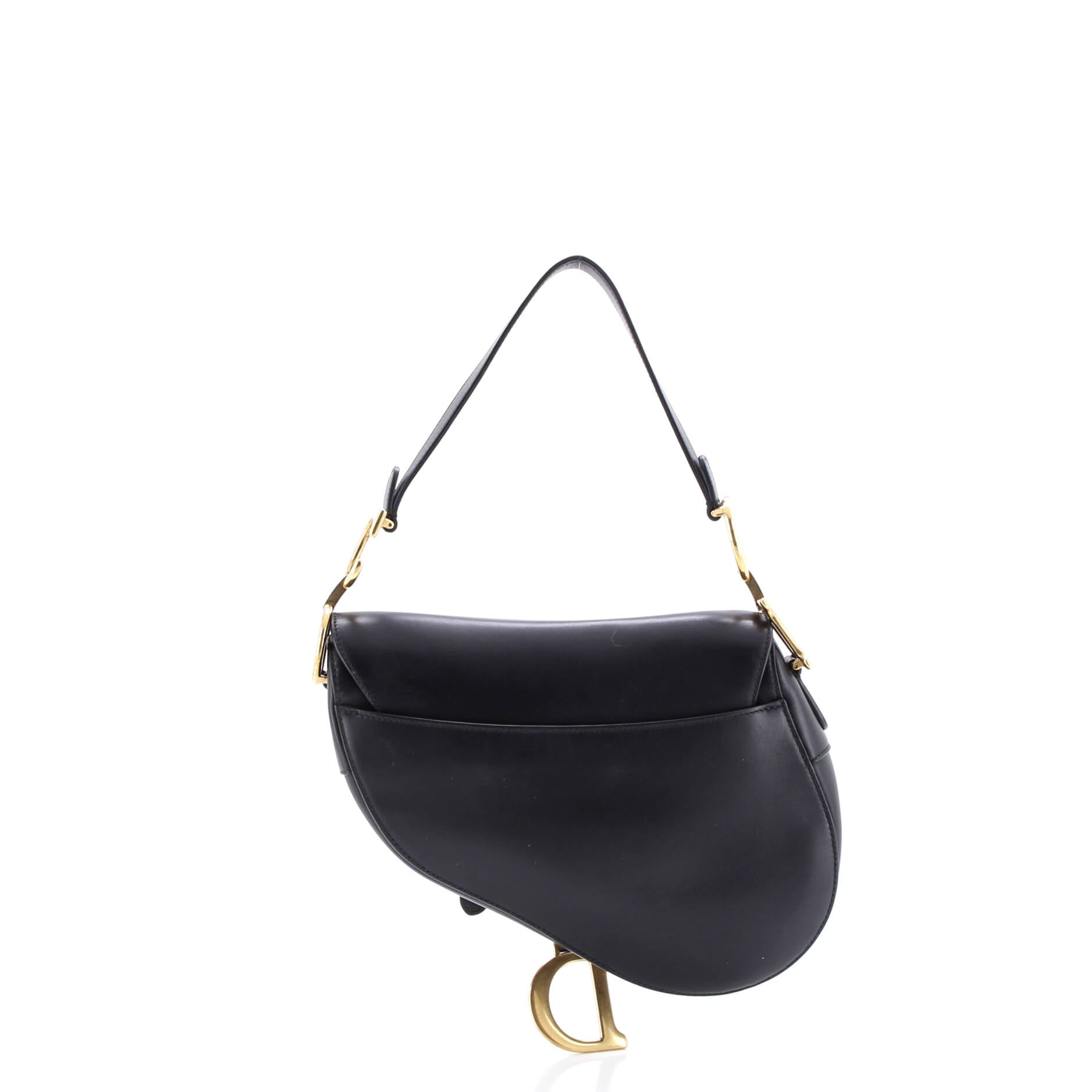 Saddle Handbag Leather Medium