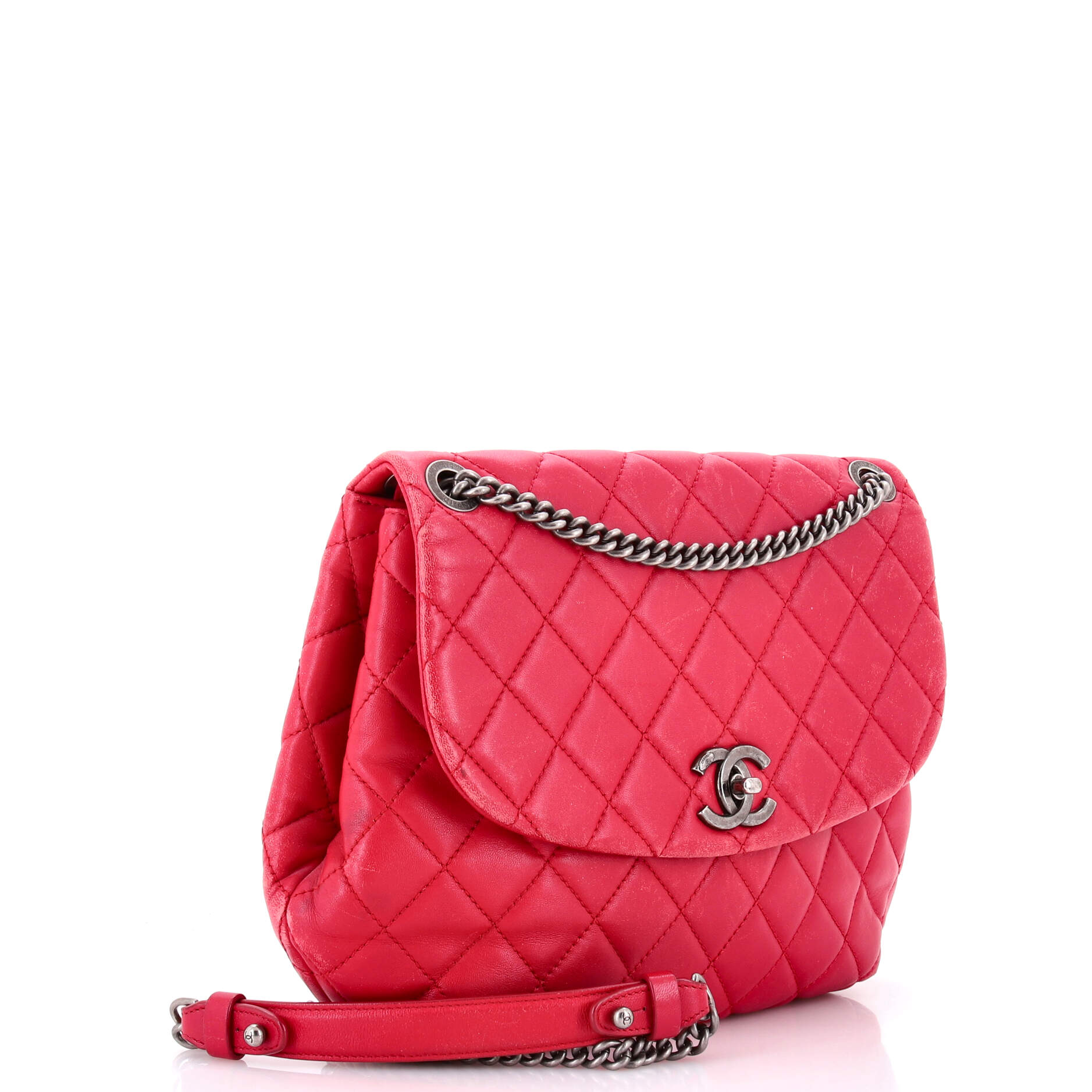 Daily Supple Flap Bag Quilted Lambskin Large