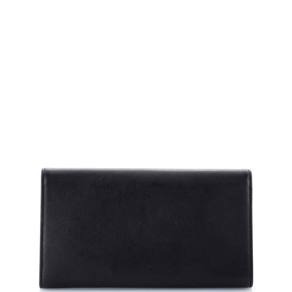Trifold Wallet Caviar Long