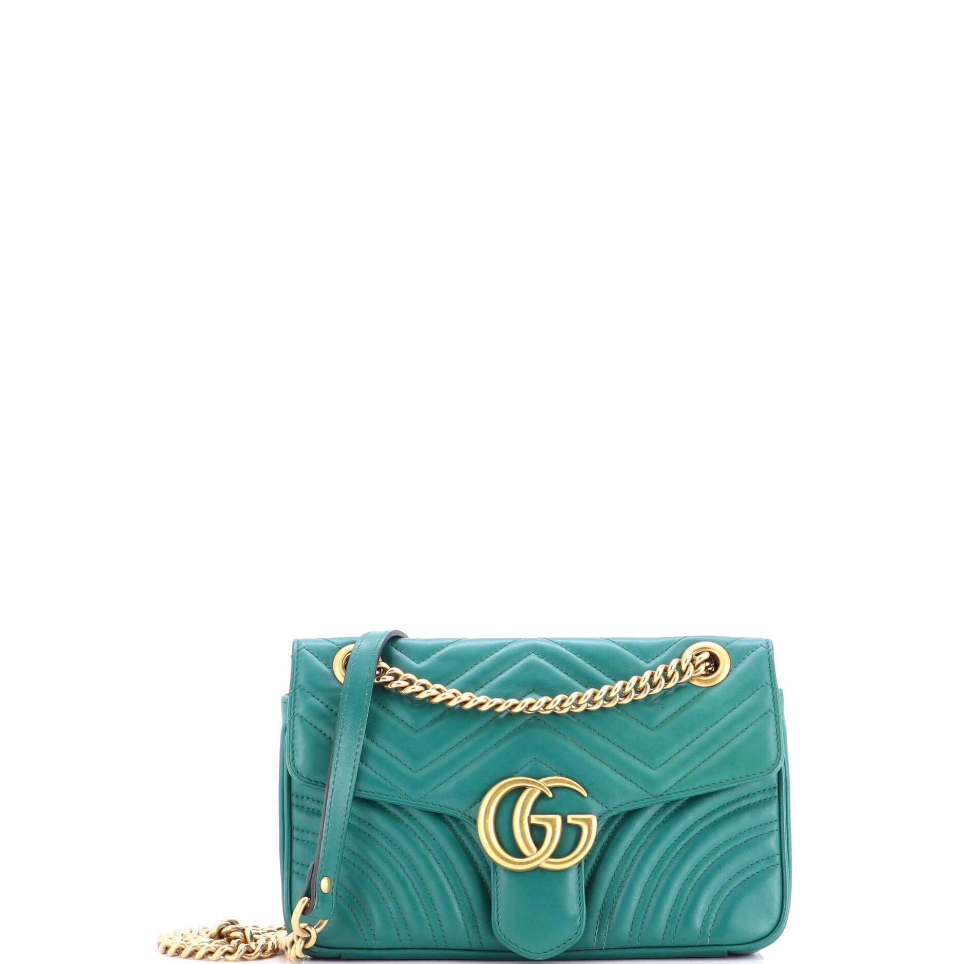 GG Marmont Flap Bag Matelasse Leather Medium