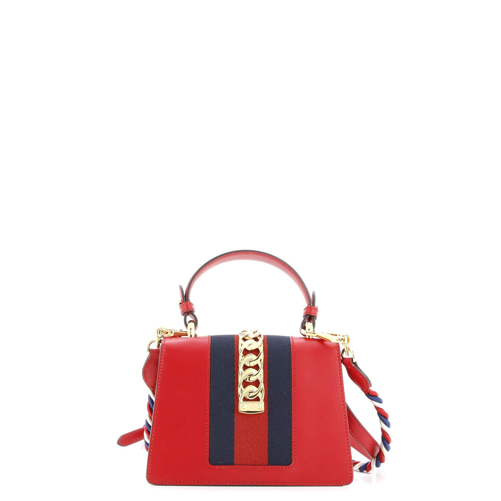 Sylvie Top Handle Bag Leather Mini