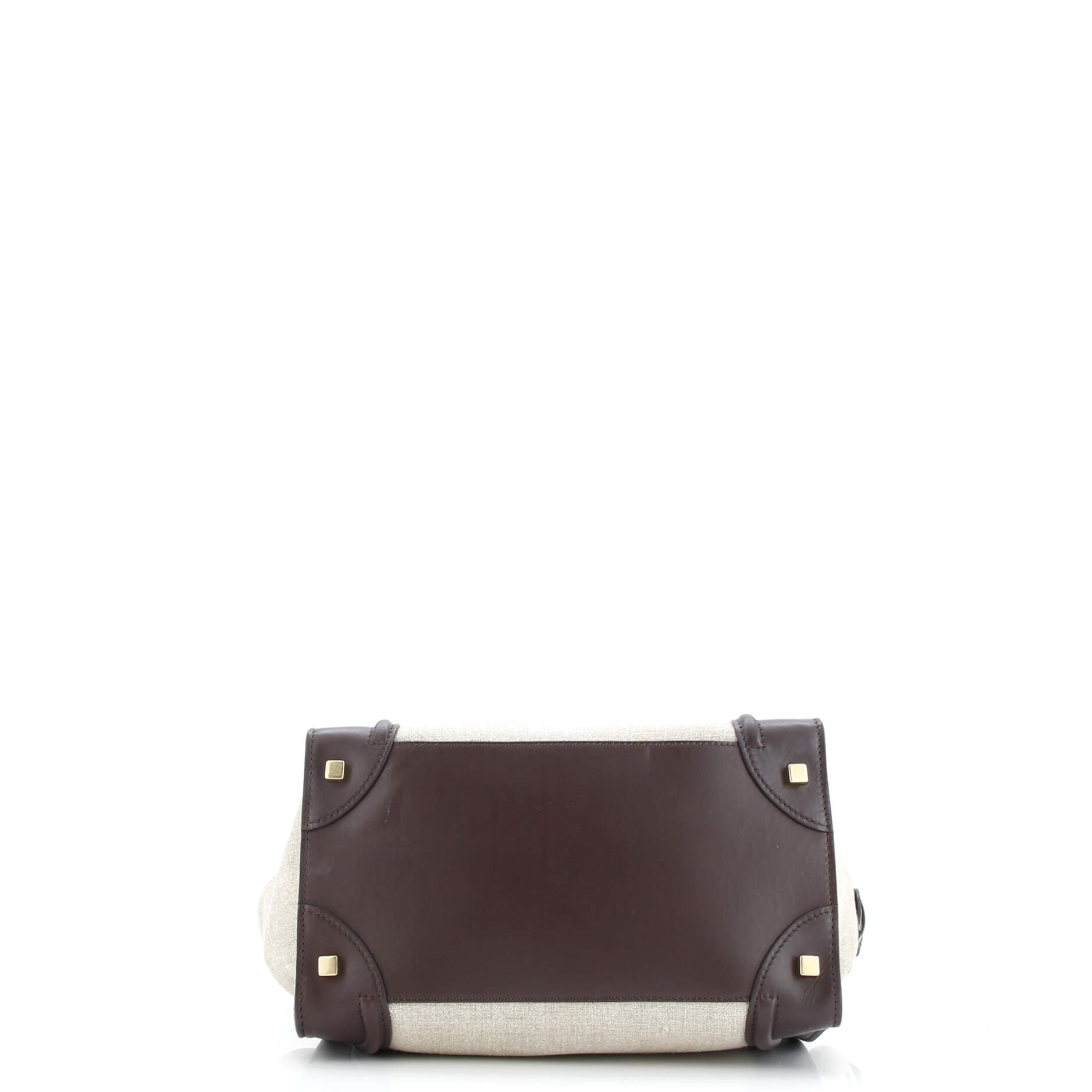 Luggage Bag Canvas and Leather Mini