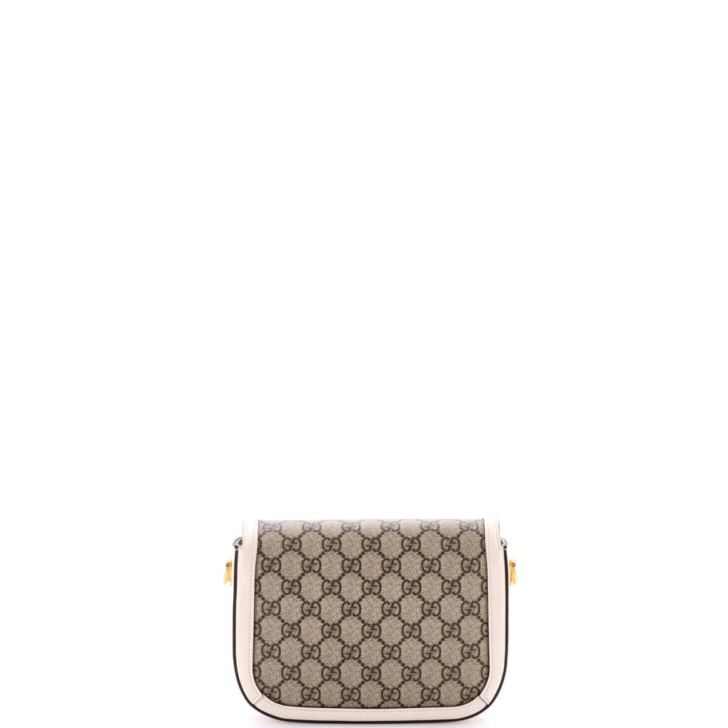 Horsebit 1955 Shoulder Bag GG Coated Canvas with Leather Mini