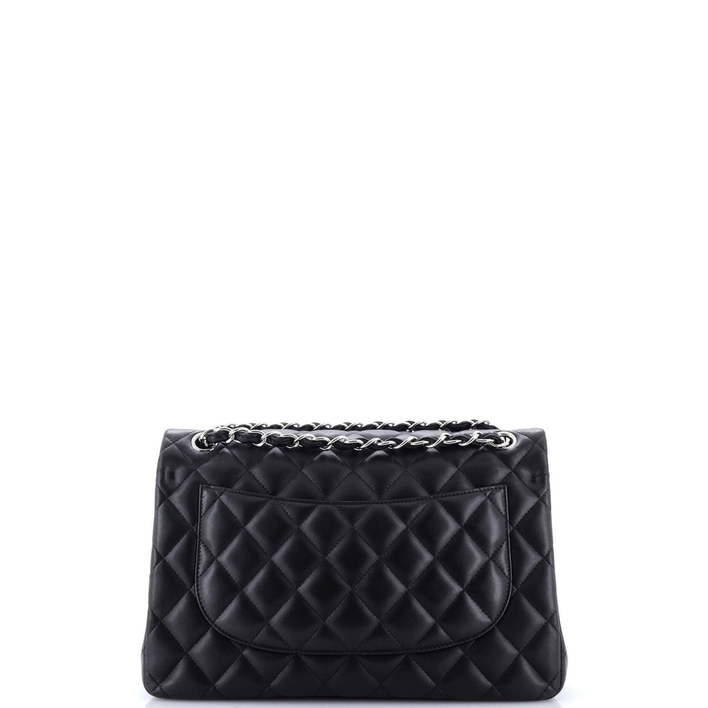Classic Double Flap Bag Quilted Lambskin Jumbo