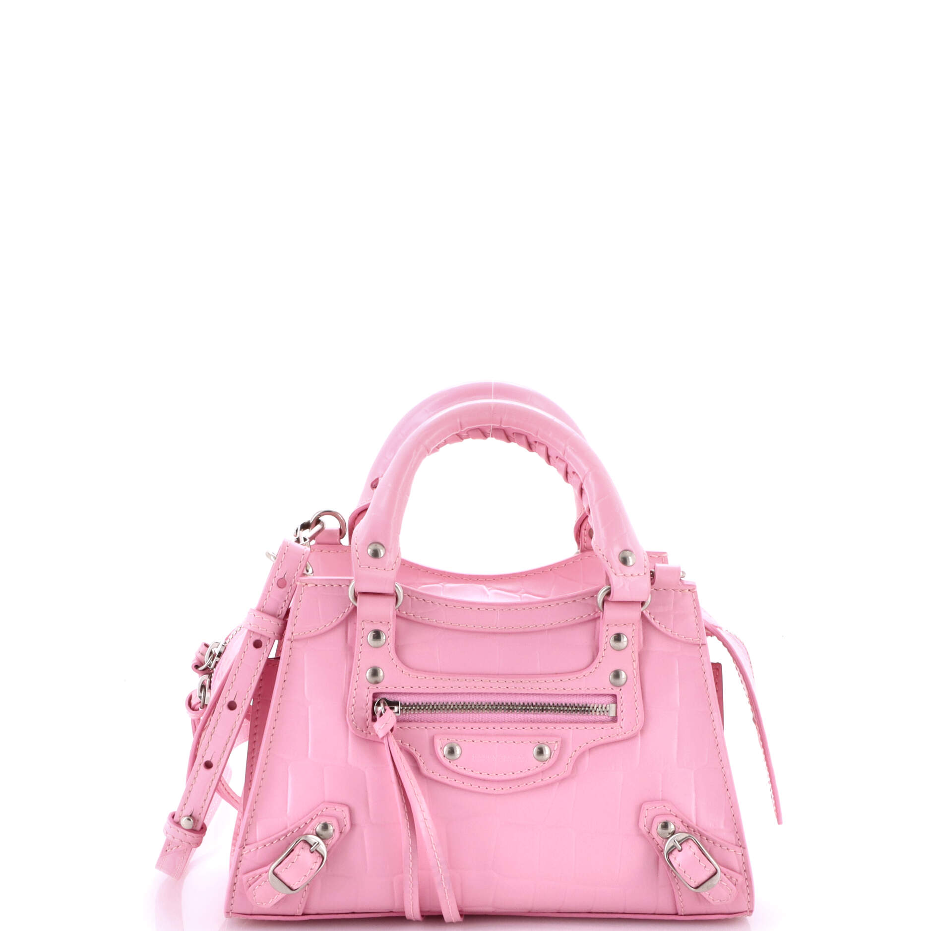 Neo Classic City Bag Crocodile Embossed Leather Mini