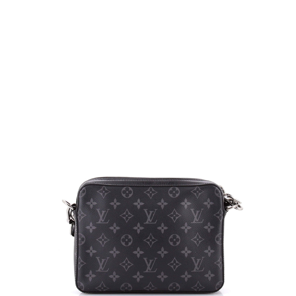 Trio Messenger Bag Reverse Monogram Eclipse Canvas
