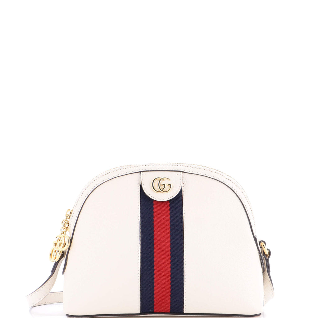 Ophidia Dome Shoulder Bag Leather Small