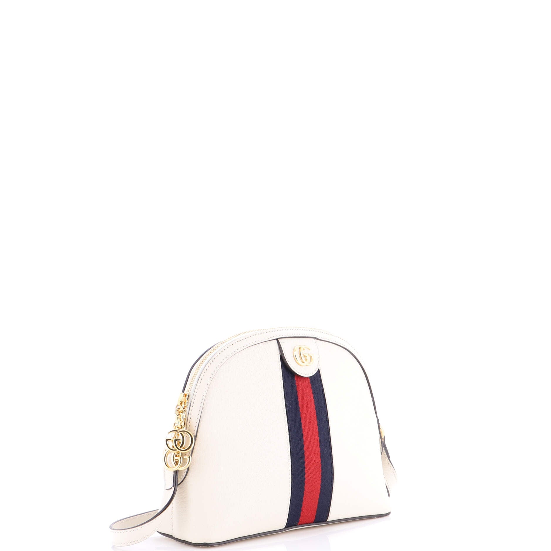 Ophidia Dome Shoulder Bag Leather Small