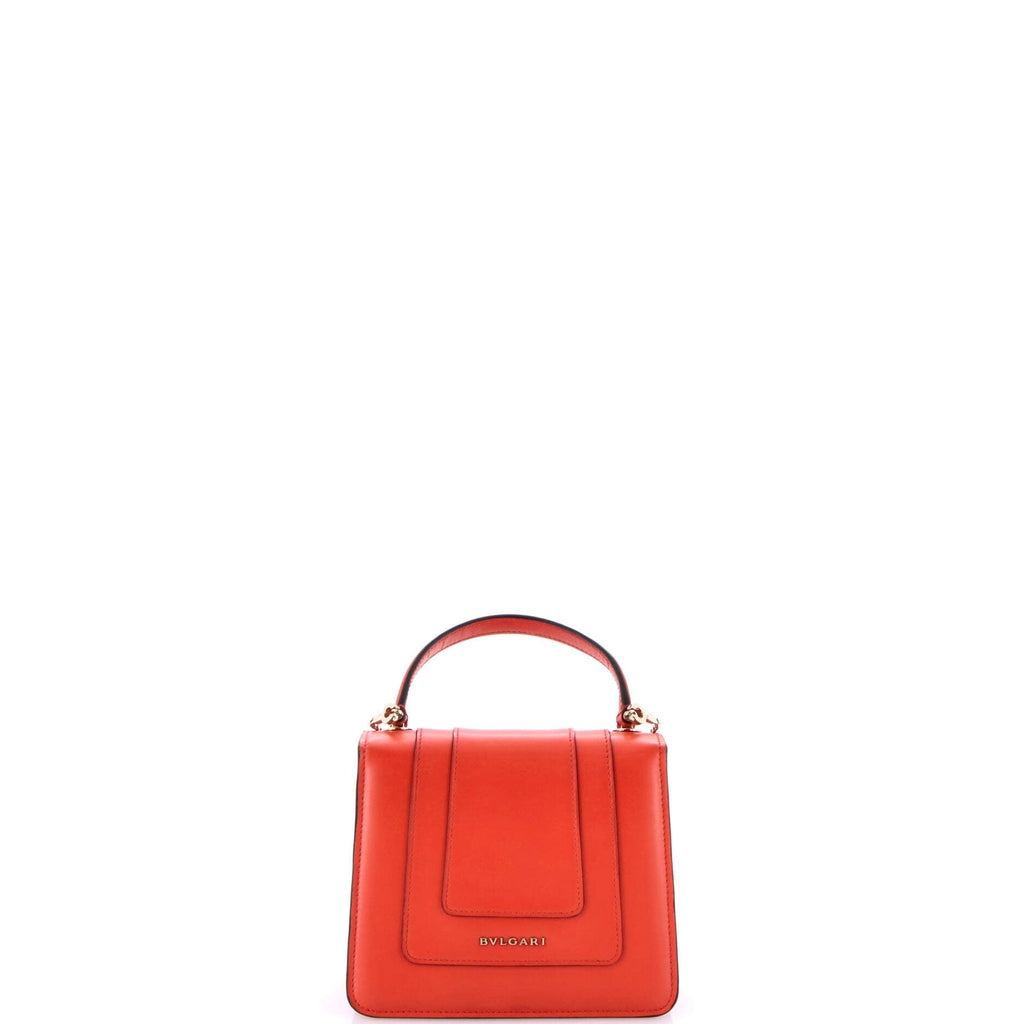 Serpenti Forever Top Handle Bag Leather Small