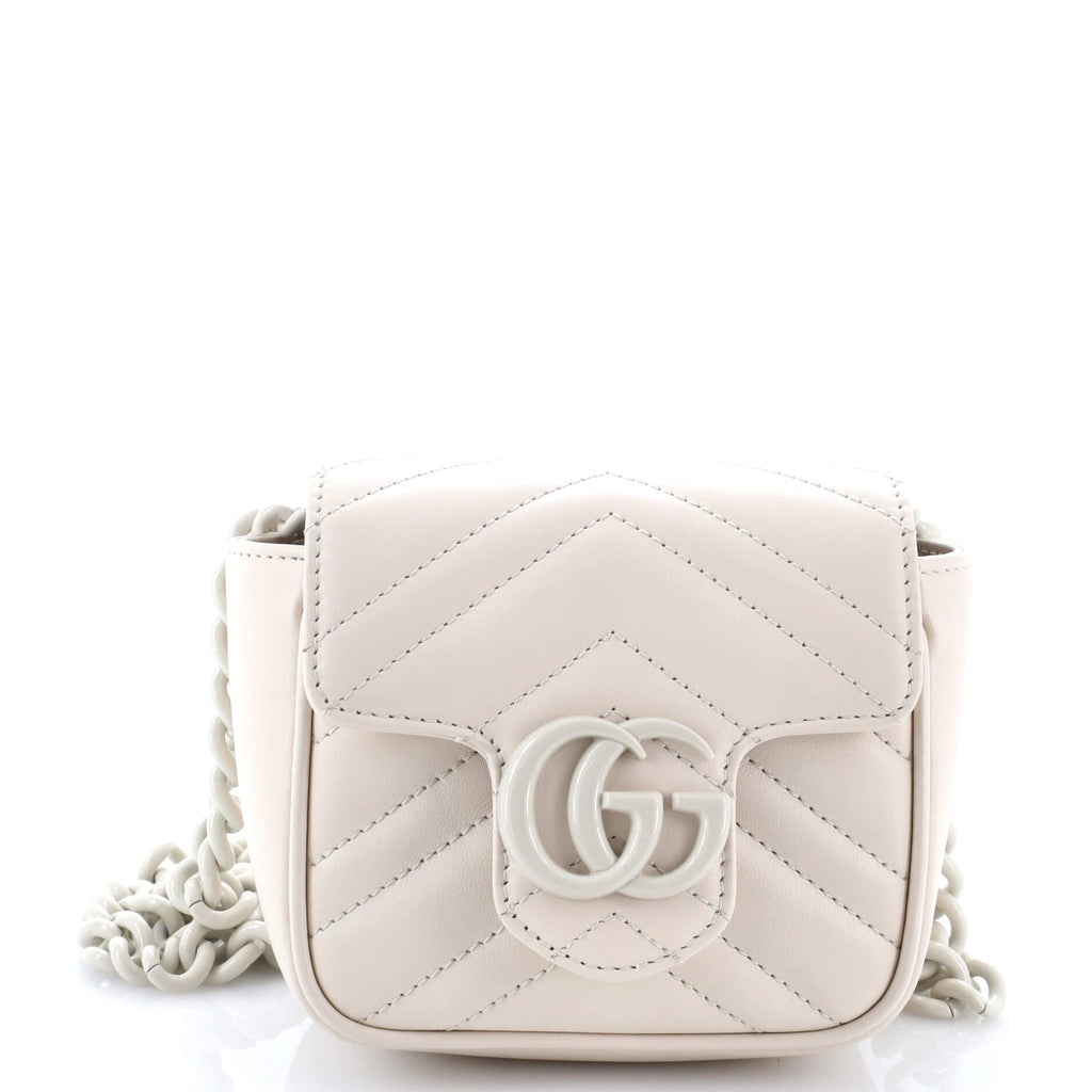 GG Marmont Flap Belt Bag Matelasse Leather Mini