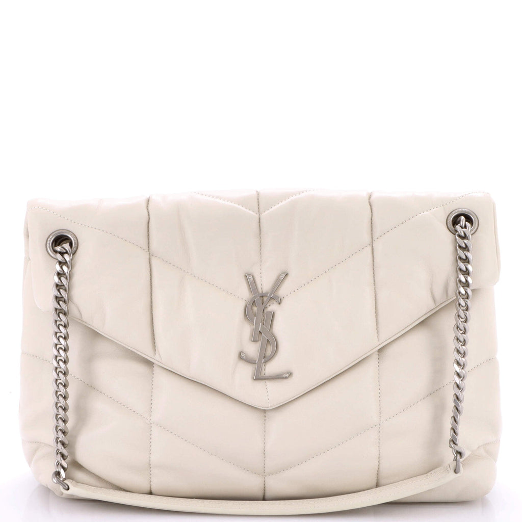 Loulou Puffer Shoulder Bag Quilted Leather Medium