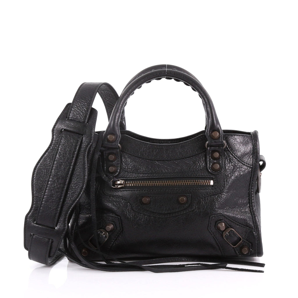 City Classic Studs Handbag Leather Mini