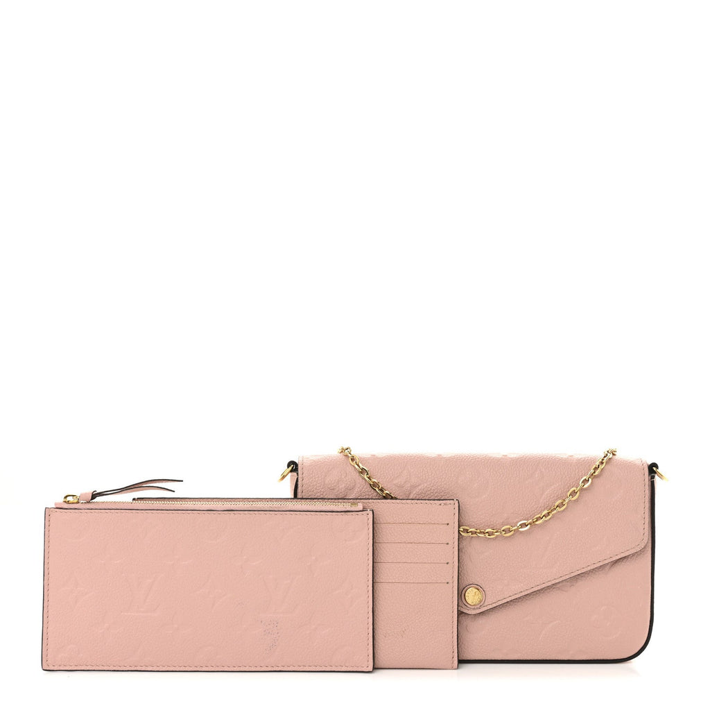 Empreinte Pochette Felicie Chain Wallet Rose Poudre