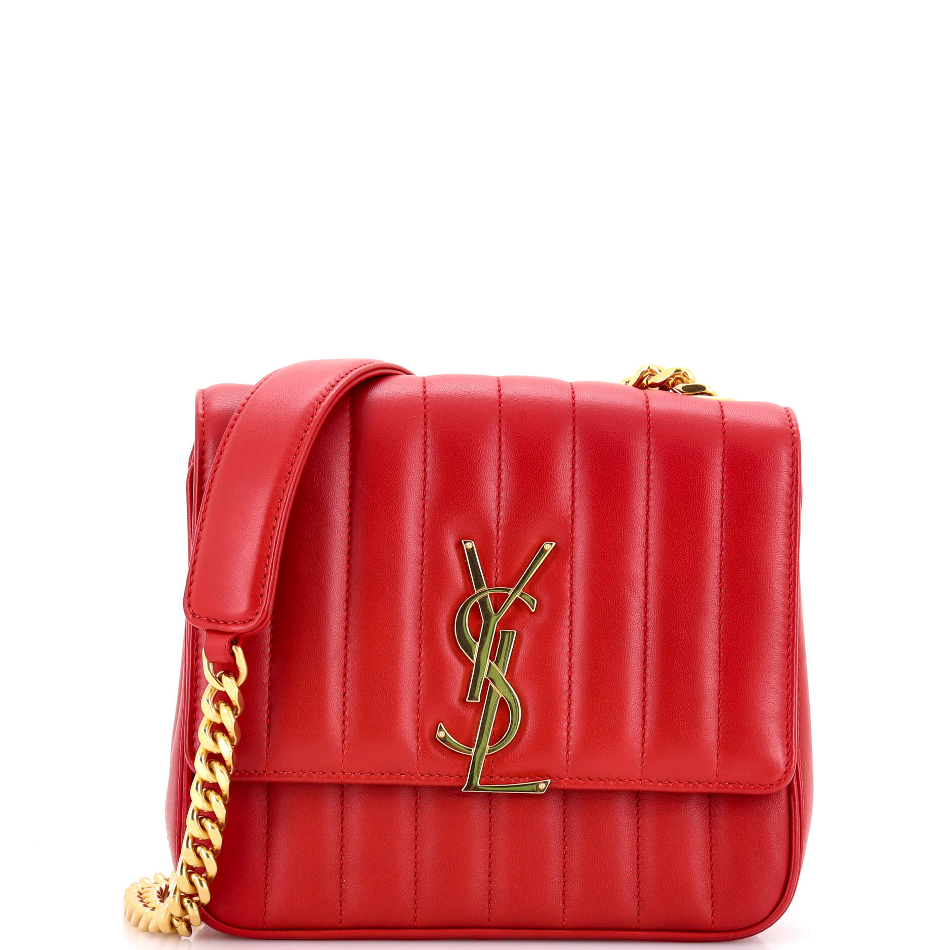 Vicky Crossbody Bag Vertical Quilted Leather Medium