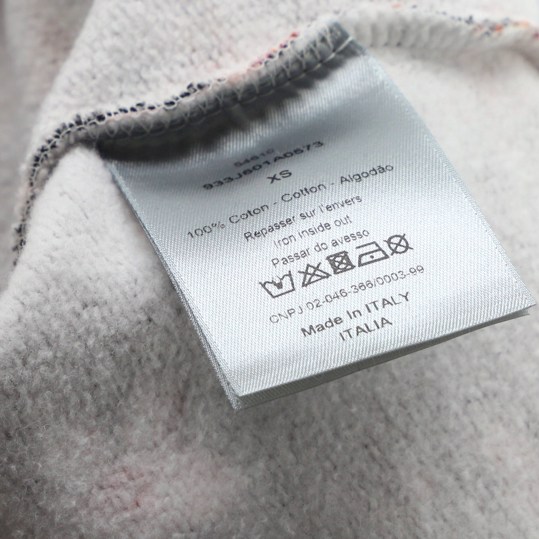 Men's Crewneck Sweatshirt Limited Edition Sorayama Oblique Cotton