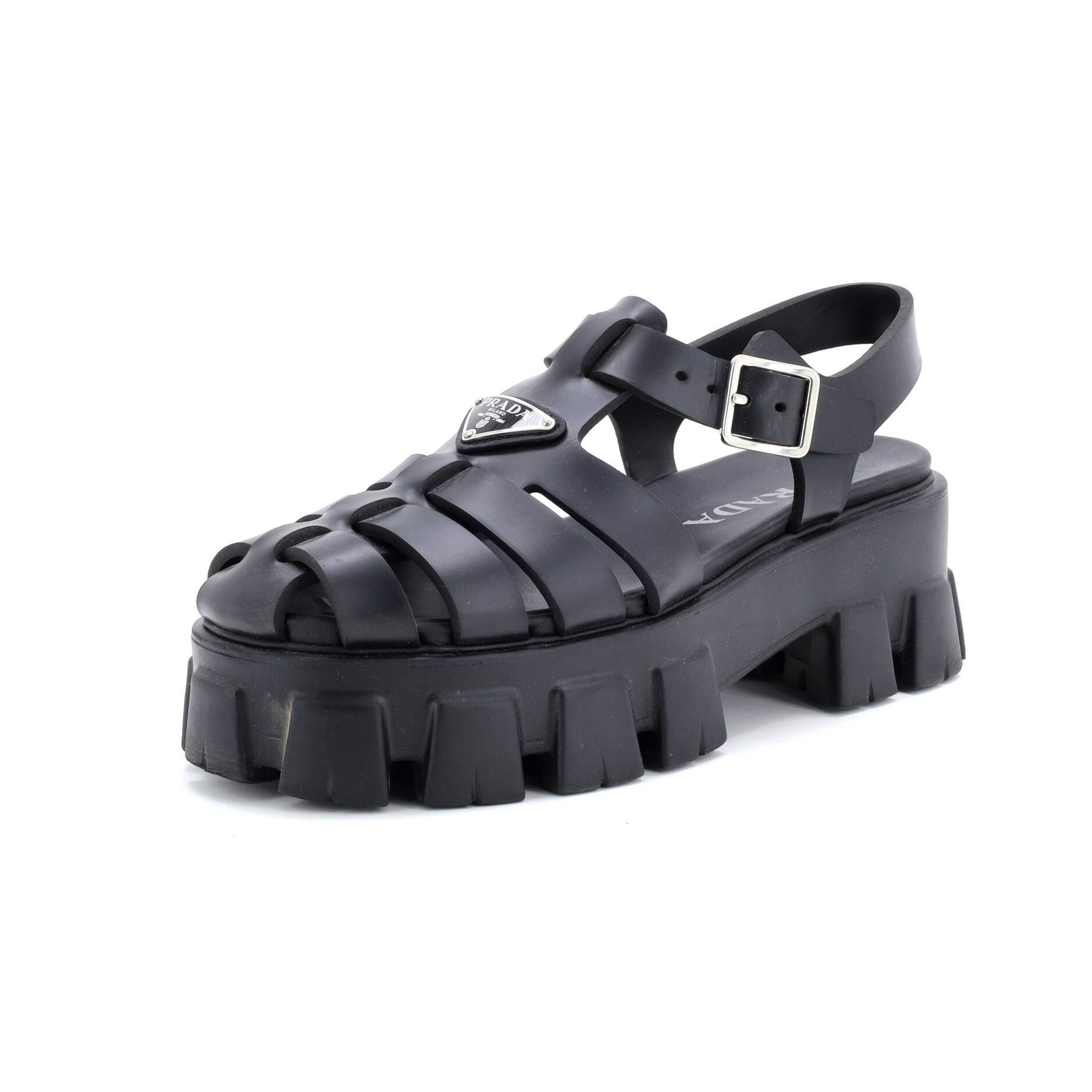 Women's Monolith Cage Platform Sandals Rubber