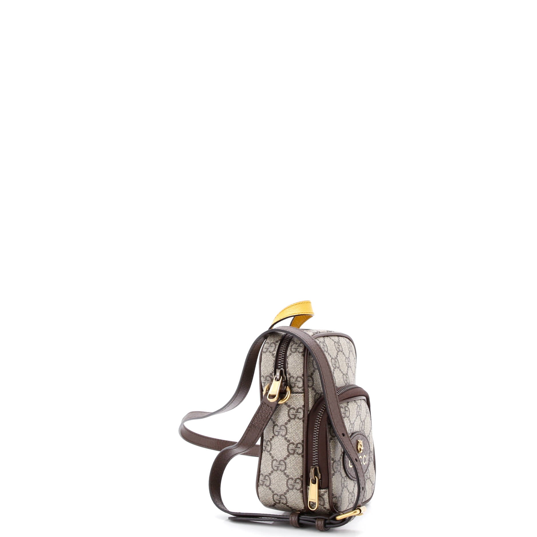 Neo Vintage Top Handle Crossbody Bag GG Coated Canvas Mini