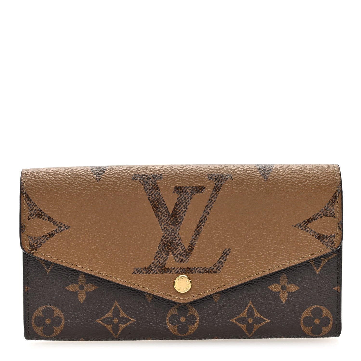 Reverse Monogram Giant Sarah Wallet