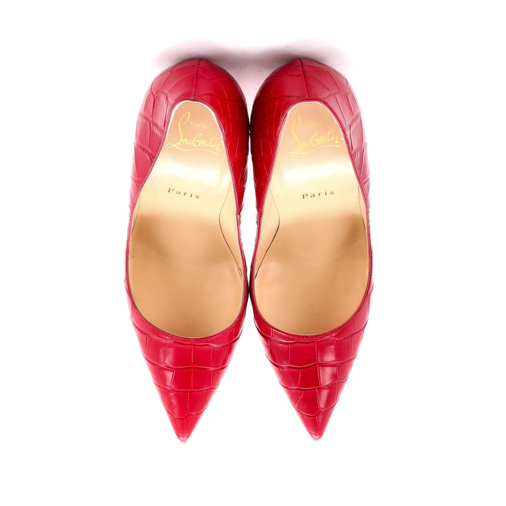 Women's So Kate Pumps Crocodile Embossed Leather 120