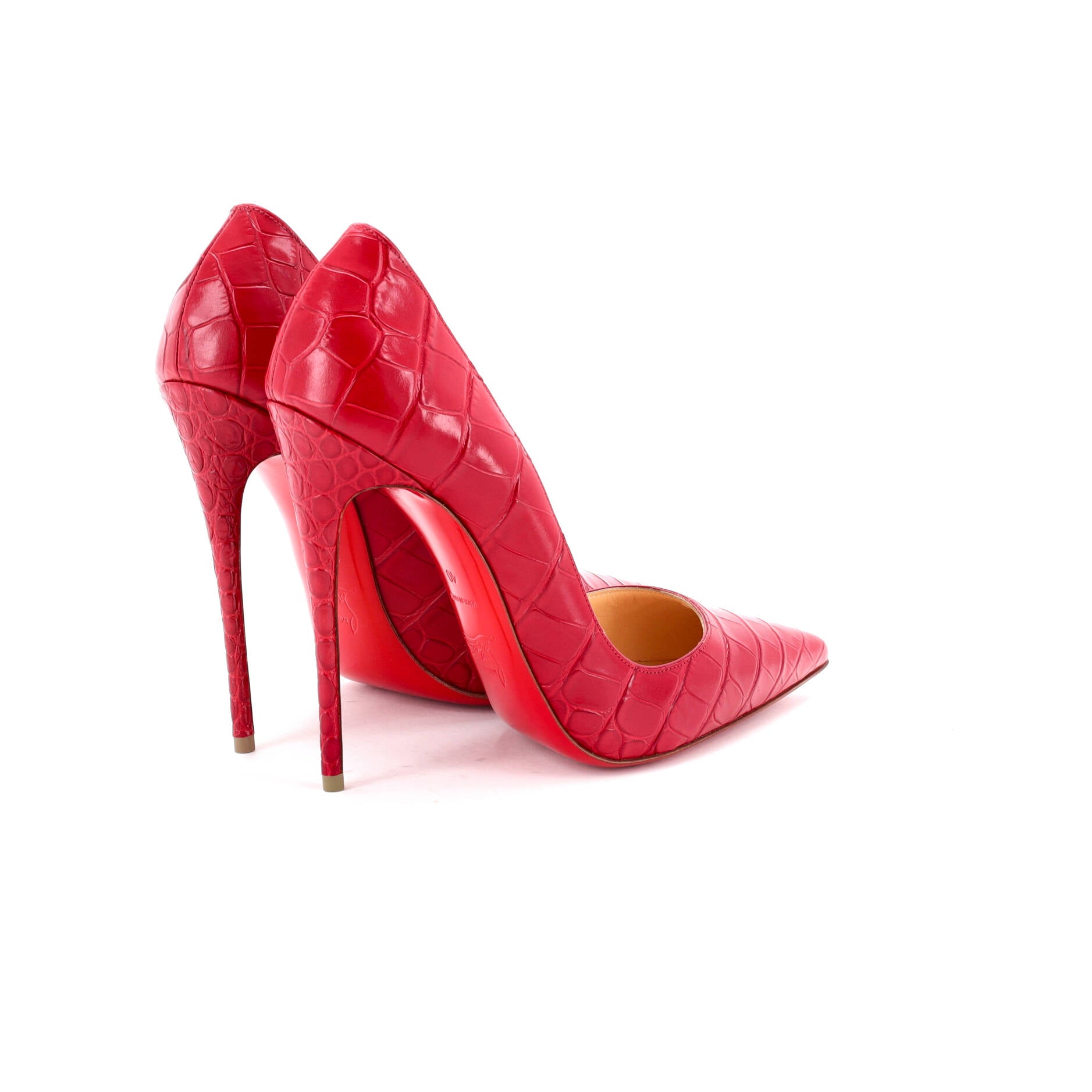 Women's So Kate Pumps Crocodile Embossed Leather 120