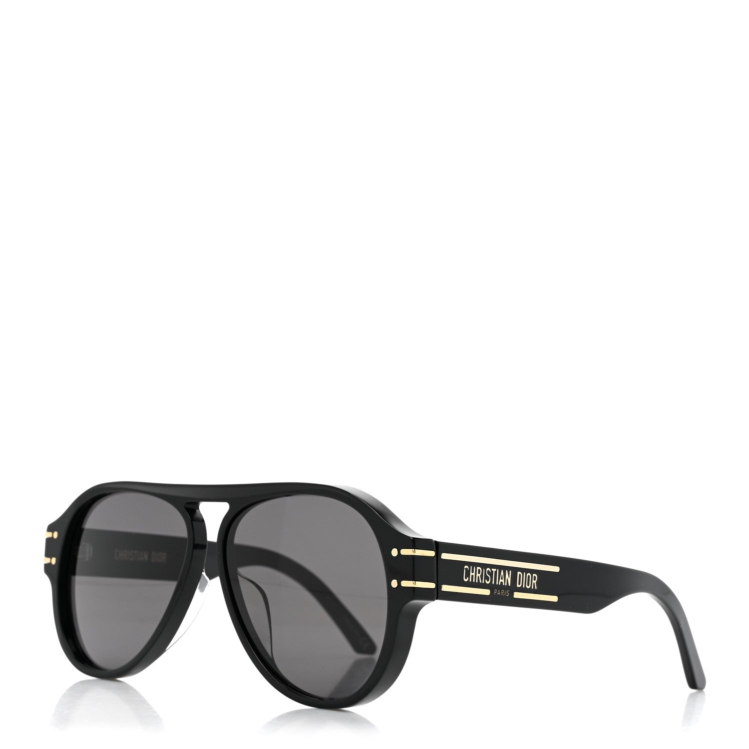 Acetate Diorsignature A1U Pilot Sunglasses Black