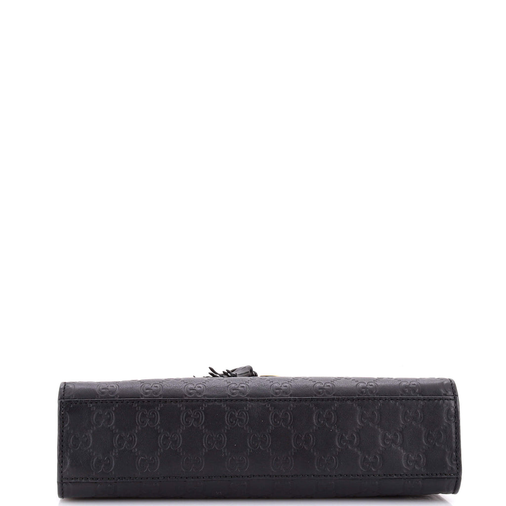 Emily Chain Flap Bag Guccissima Leather Medium