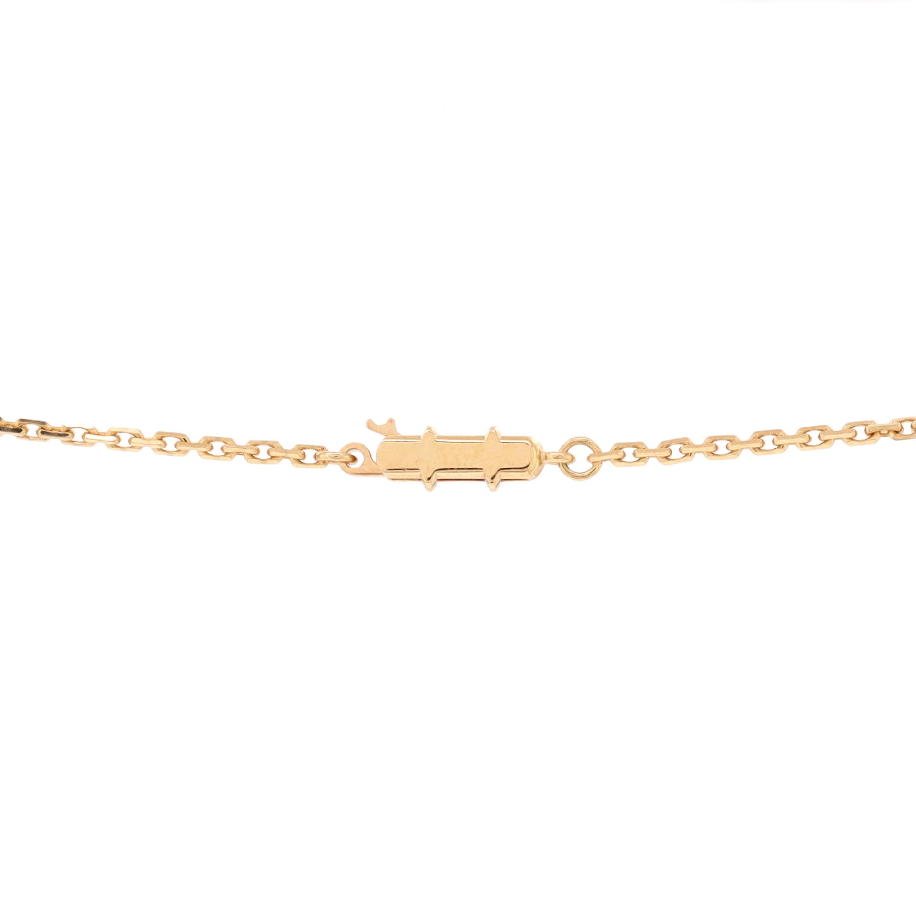 Pave Love Pendant Necklace 18K Yellow Gold and Diamonds