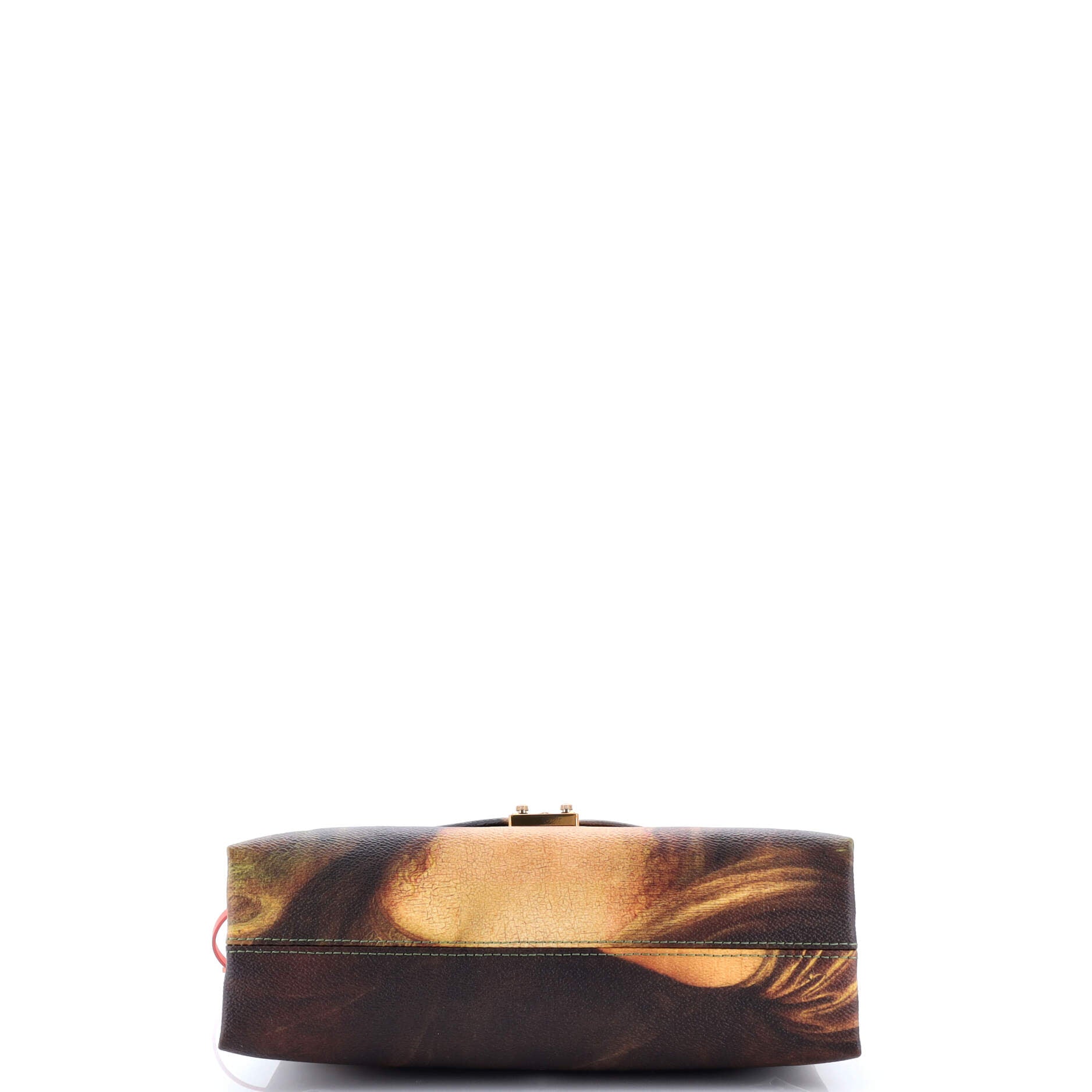 Chain Shoulder Bag Limited Edition Jeff Koons Da Vinci Print Canvas
